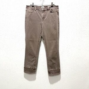 J. Jill Cropped light‎ wash Brown Jeans 8